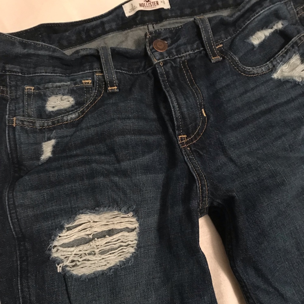 Low Rise Hollister Boyfriend Jeans